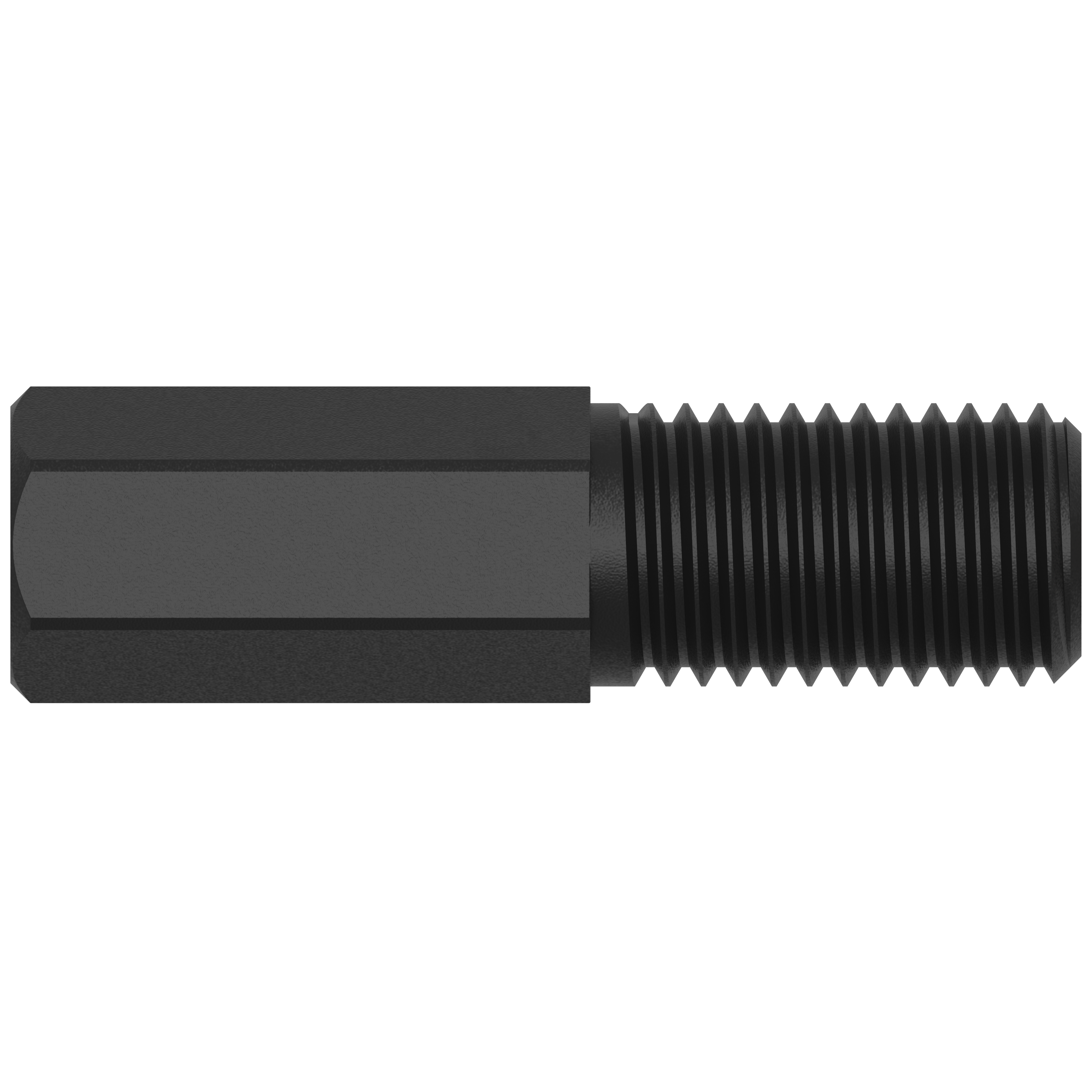 PPS Hex-Head Nuts - Flangeless or Flanged 1/4-28 Connections ferrule 1/16&#39;&#39;, 1/4&#39;&#39;-28
