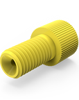 Color-Coded Polyacetal Nuts for Flangeless 1/4-28 Connections for 1/16" OD Tubing