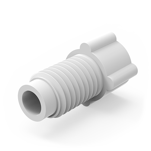 Polypropylene Color-Coded Fingertight Nuts for Flanged 1/4-28 Connecti ...