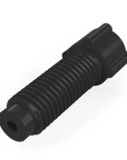 Color-Coded Fingertight Extra Long Nuts for Flanged 1/4-28 Connections