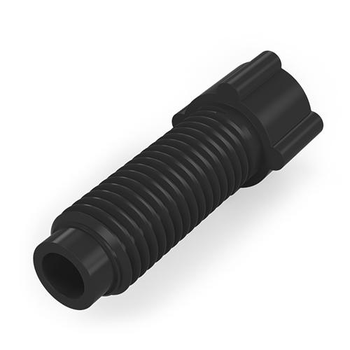 Polypropylene Color-Coded Fingertight Nuts for Flanged 1/4-28 Connections (For 1/8" Tubing)