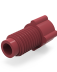 Polypropylene Color-Coded Fingertight Nuts for Flanged 1/4-28 Connections (For 1/8" Tubing)