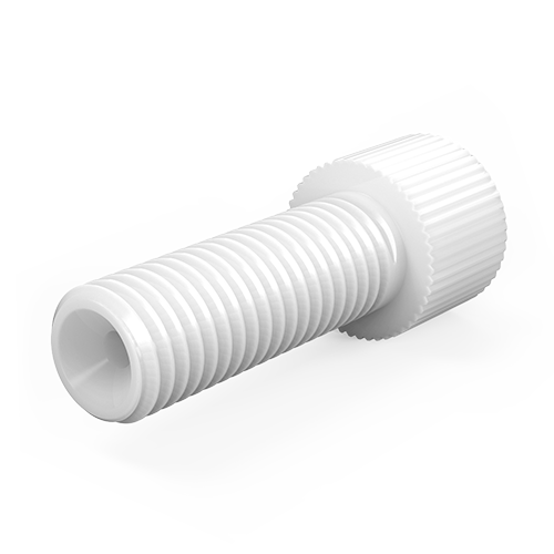 Color-Coded Polyacetal Nuts for Flangeless 1/4-28 Connections for 1/16 ...