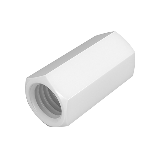 Low Pressure Polyamid Union - body only, 1/4&#39;&#39;-28, for flanged tubing only