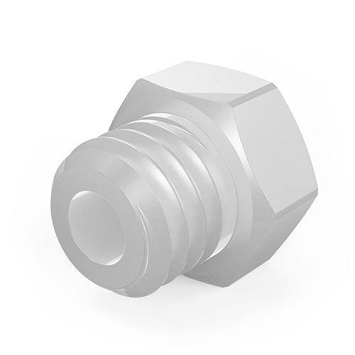 Polypropylene plugs for 10-32 or 1/4-28 fittings – VICI Precision Sampling