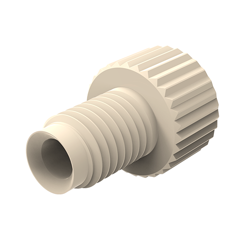 PEEK Flange-Free Nut – 1/4''-28 – VICI Precision Sampling