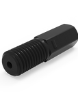 PPS Hex-Head Nuts - Flangeless or Flanged 1/4-28 Connections ferrule 1/16'', 1/4''-28