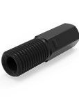 PPS Hex-Head Nuts - Flangeless or Flanged 1/4-28 Connections ferrule 1/16'', 1/4''-28